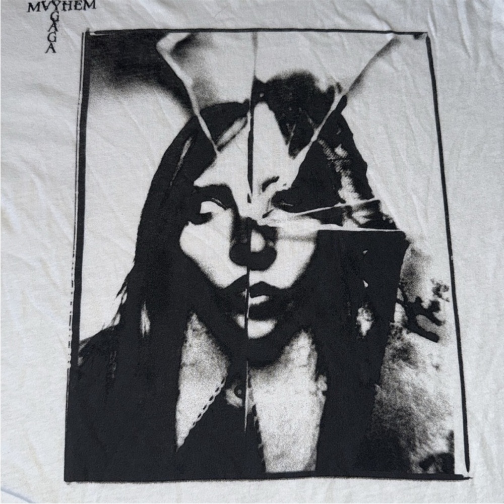 Lady Gaga Mayhem Short Sleeve Graphic T-Shirt - Picture 3 of 4